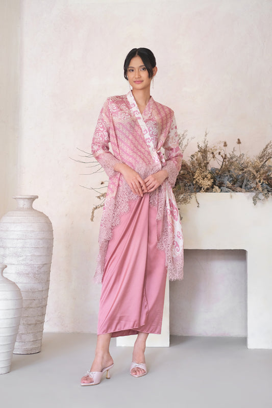 Arumi Lace Silk Batik - Pink